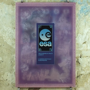 1992 ESA European Space Agency Poster, L&#39;Agence Spatiale Europeenne,  Rocketry, Space Exploration, wall art decor