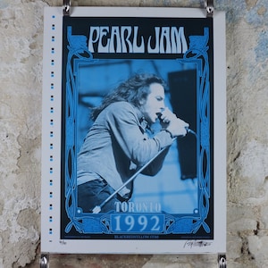 レア パールジャム 直筆 サイン 写真 pearl jam グランジ オルタナ