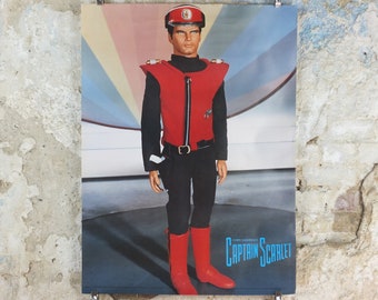 1989 Captain Scarlet Poster, From Gerry Anderson, creator of Thunderbirds, The Mysterons, Spectrum, puppets and marionettes, wall art decor