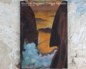 1998 Vorhor the Green Wave Poster, Georges Lacombe, waves, seascapes, Symbolism, Post Impressionism, French painter, wall art decor