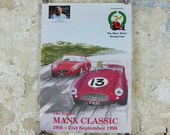 1996 The 8th Manx Classic, Vintage Car Rally enthusiasts, Isle of Man, motor sport motorsport, wall art decor