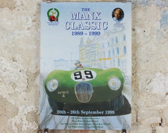1999 The 11th Manx Classic, Vintage Car Rally enthusiasts, Isle of Man, motor sport motorsport, wall art decor