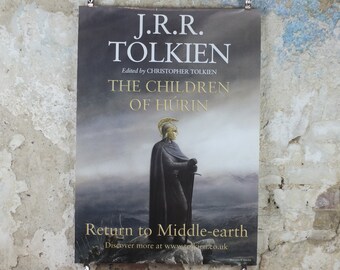 The Children of Hurin Poster, by Alan Lee, Lord of the Rings, J.R.R. and Christopher Tolkien, Return to Middle Earth, wall art decor