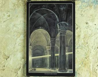 Póster de Minas de Moria de 2002, de Alan Lee, Khazad-dum, JRR Tolkien El Señor de los Anillos La Comunidad del Anillo, ilustración impresa, arte de pared decorativo