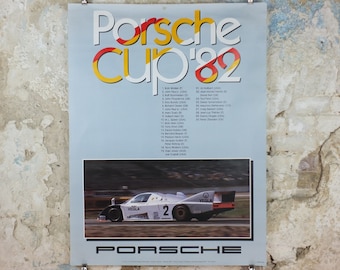 Porsche Monza Poster Wall Sign 