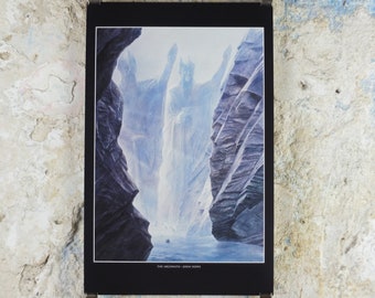 Vintage The Argonath by John Howe Poster, Tolkien, Lord of the Rings, Fellowship of the Ring, illustration print, wall art decor