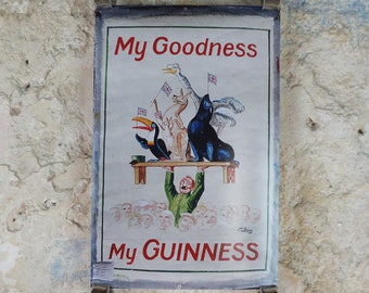 The Lost Guinness Gilroy Posters Photo, by John Gilroy, My Goodness My Guinness, from S.H. Benson, Advertising campaigns, wall art decor