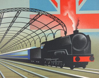 Poster originale Venice Simplon Orient Express, Victoria Station