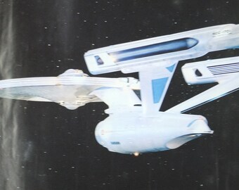 オリジナル ヴィンテージ スタートレック 映画ポスター、宇宙船 USS