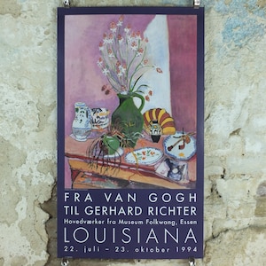 1994 Henri Matisse Poster, Still Life With Asphodels 1902, Nature morte aux asphodèles Fauvism, Modernism gallery exhibition, wall art decor