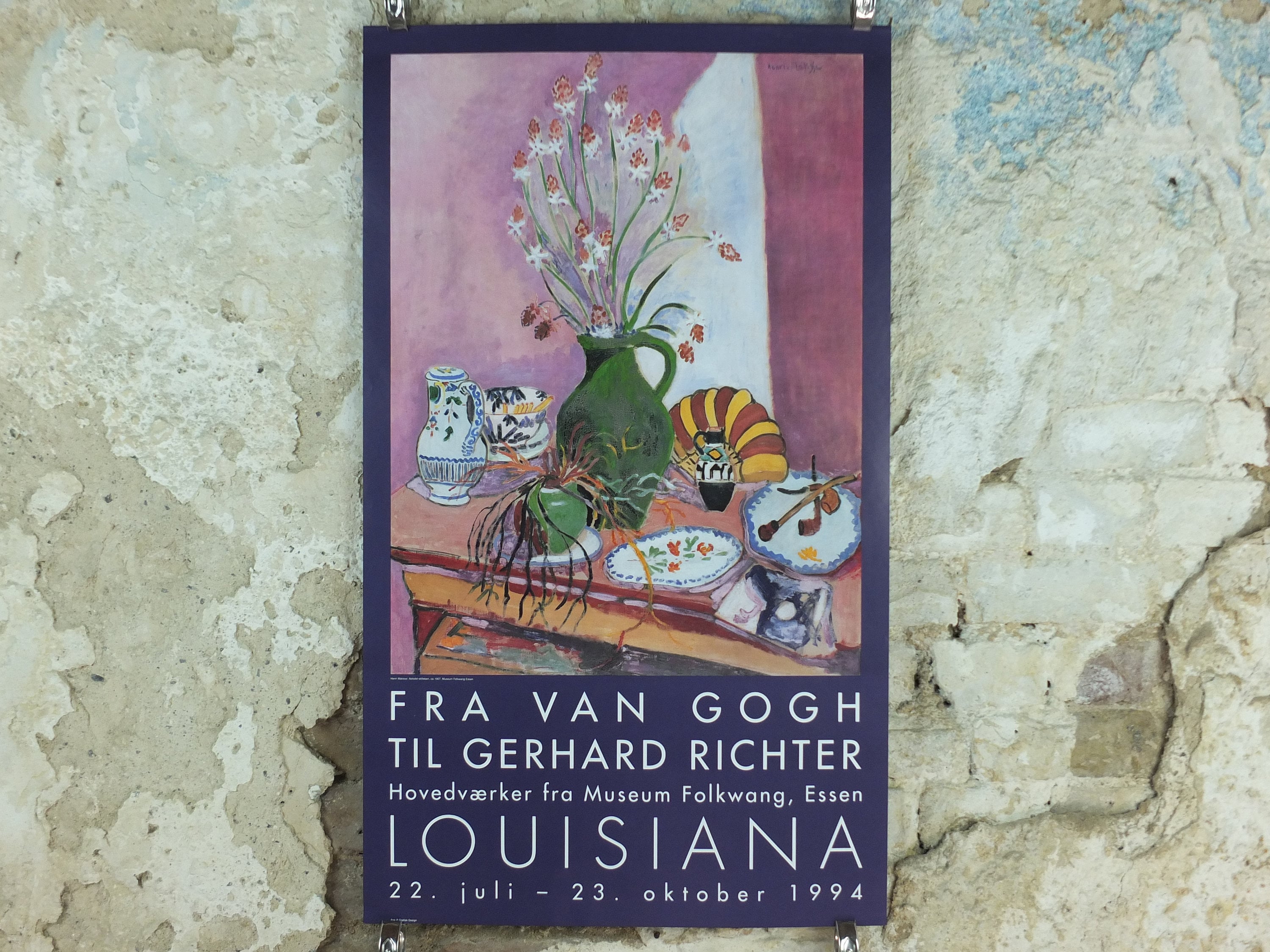 1994 Henri Matisse Poster Still Life With Asphodels 1902 Nature morte aux asphodeles Fauvism Modernism gallery exhibition wall art decor
