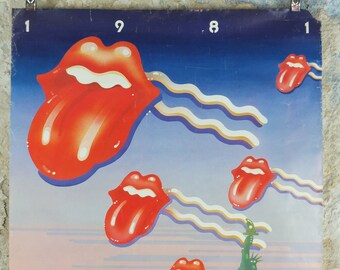 1981 Rolling Stones Concert Poster, American Tour, Tattoo You
