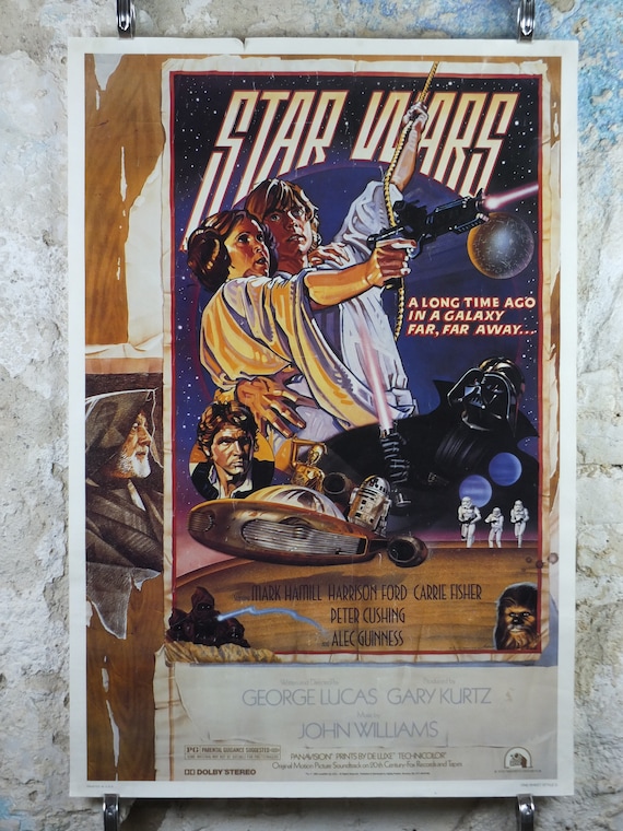 スターウォーズ　1995 A-1ポスター STAR WARS TRILOGY MOVIE POSTER 1995 ORIGINAL 27x40 VIDEO