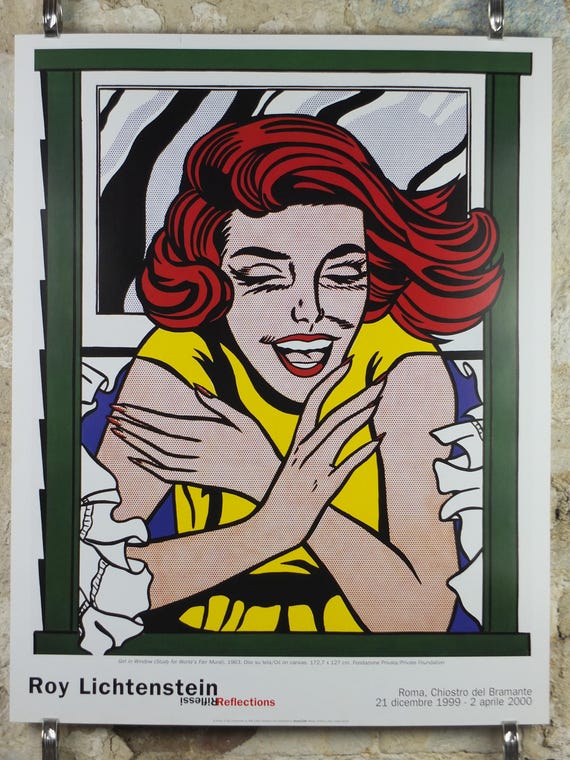 1999 Roy Lichtenstein Poster, 