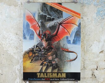 1983 Talisman Poster, The Magical Quest Game from Games Workshop, 1st and 2nd Edition picture by Chris Achilleos, fantasy wall art decor