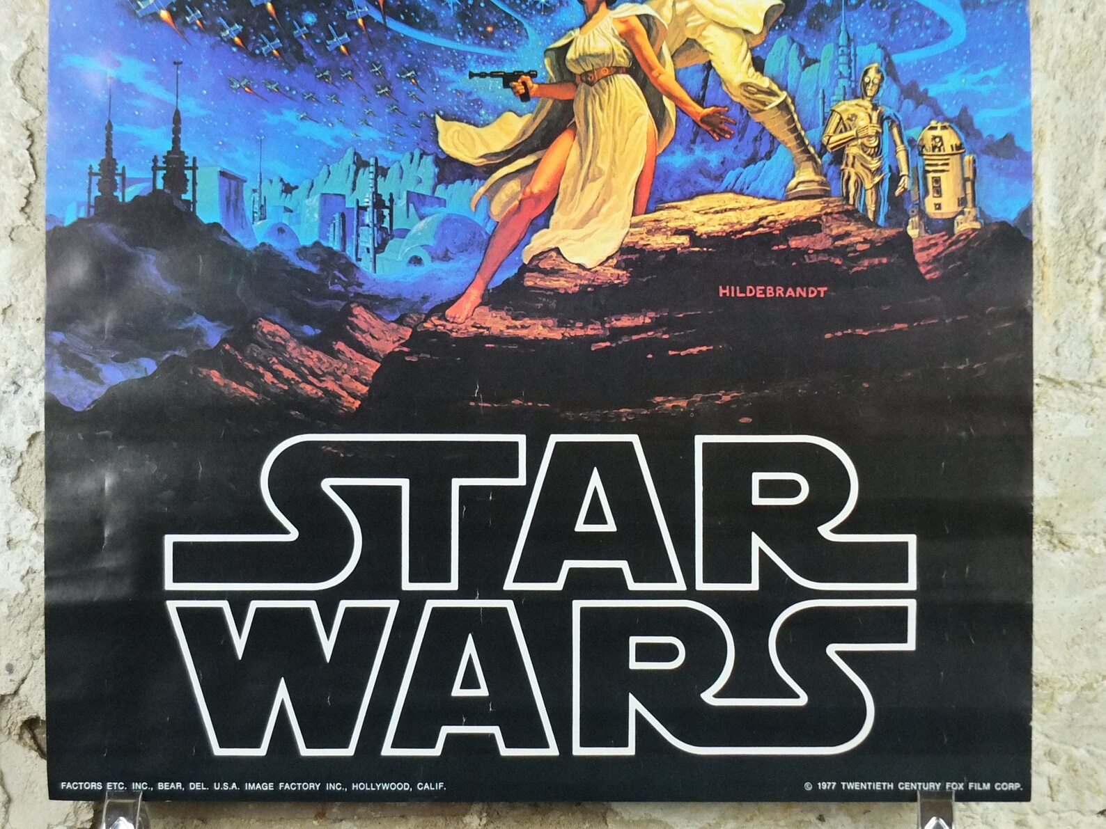 1977 Hildebrandt Star Wars Poster Vintage Style B Luke Etsy