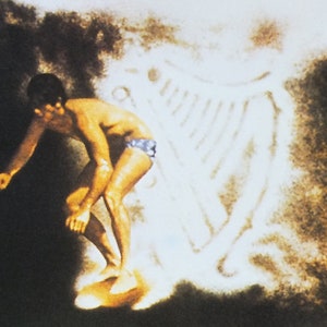 2001 Vintage Guinness-affisch, Surfer, Guinness Wave, reklam för irländsk stoutöl, väggkonst retrodekor bild 4