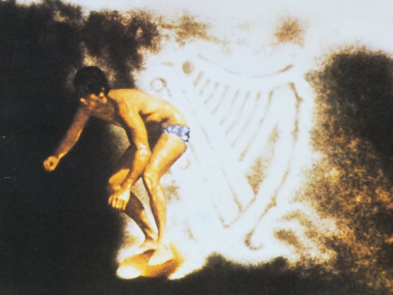 2001 Vintage Guinness-affisch, Surfer, Guinness Wave, reklam för irländsk stoutöl, väggkonst retrodekor bild 4