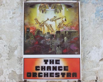 1986 The Chance Orchestra, Selmer Instruments, brass band of trumpet and saxophone, Jazz Poster, music, wall art decor