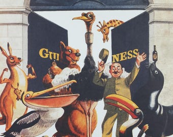 1990s Guinness St James Gate Poster, From Guinness Museum, by John