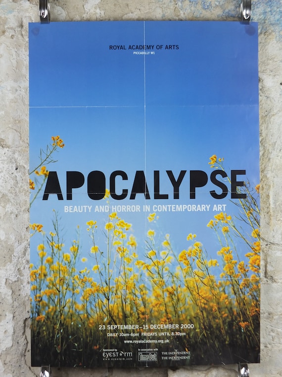 2000 Royal Academy of Arts Poster, Apocalypse, Beauty and Horror 