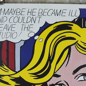 2000s Roy Lichtenstein Poster, 