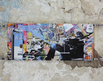 2012 Mr Brainwash Poster, Max Spray, Felix Campbell Soup Spray Can, Life is Beautiful, Pop Art gallery exhibition, wall art decor