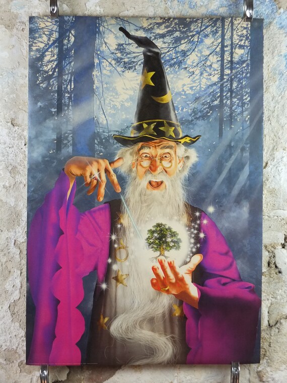 1989 Tree Wizard Poster, by Irvine Peacock, From Athena