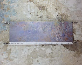 1993 Claude Monet Poster, Wisteria 1919 1920, Louisiana Museum of Modern Art, Glysines, Impression gallery exhibition, wall art decor
