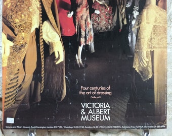 1980s V&A Museum Poster Four Centuries of the Art of 