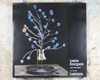 2003 Louise Bourgeois Poster, Formklippet IV 1999, Louisiana Museum of Modern Art, Sculpture Surrealism Feminism, retro wall art decor