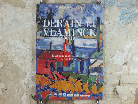 2001 Maurice De Vlaminck Poster, Derain & Vlaminck, 