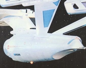 オリジナル ヴィンテージ スタートレック 映画ポスター、宇宙船 USS