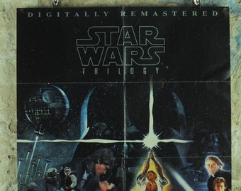 スター・ウォーズ　トリロジー　USオリジナル映画ポスター オリジナル ヴィンテージ 映画 スターウォーズ トリロジー