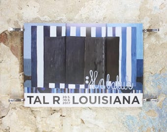2017 Tal R Poster, Habakuk, Kolbojnik style, abstract, gallery exhibition wall art decor