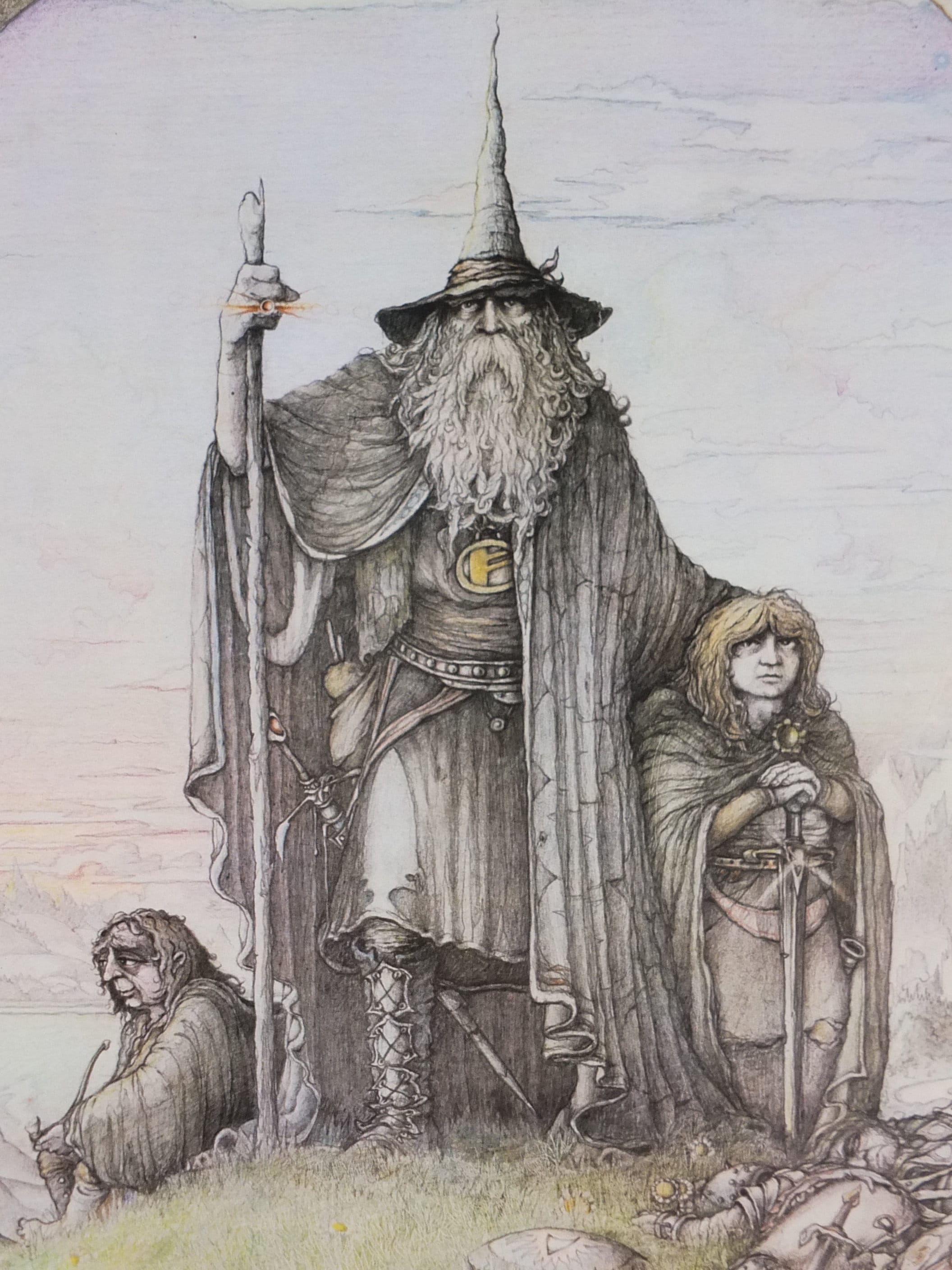 Discover 1976 Vintage Lord of the Rings Tolkien Poster