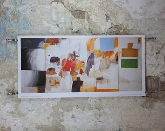 1991 Robert Rauschenberg Poster, Ace 1962, Albright Knox Art Gallery, pop art, gallery exhibition wall art decor