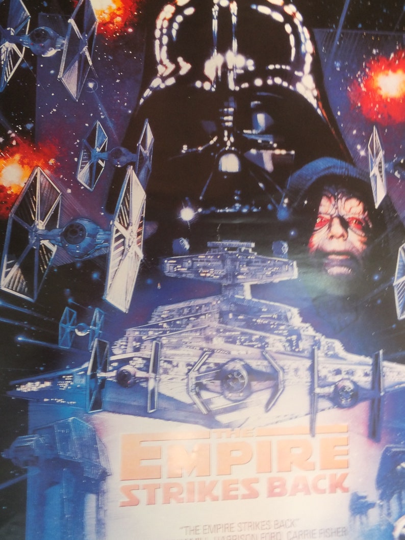 Vintage Movie Poster the Empire Strikes Back Special Edition Etsy