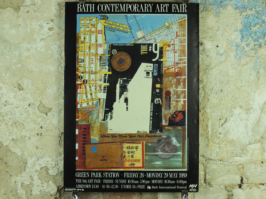 1989 Bath Contemporary Art Fair Poster, Cities Hidden in Jungles