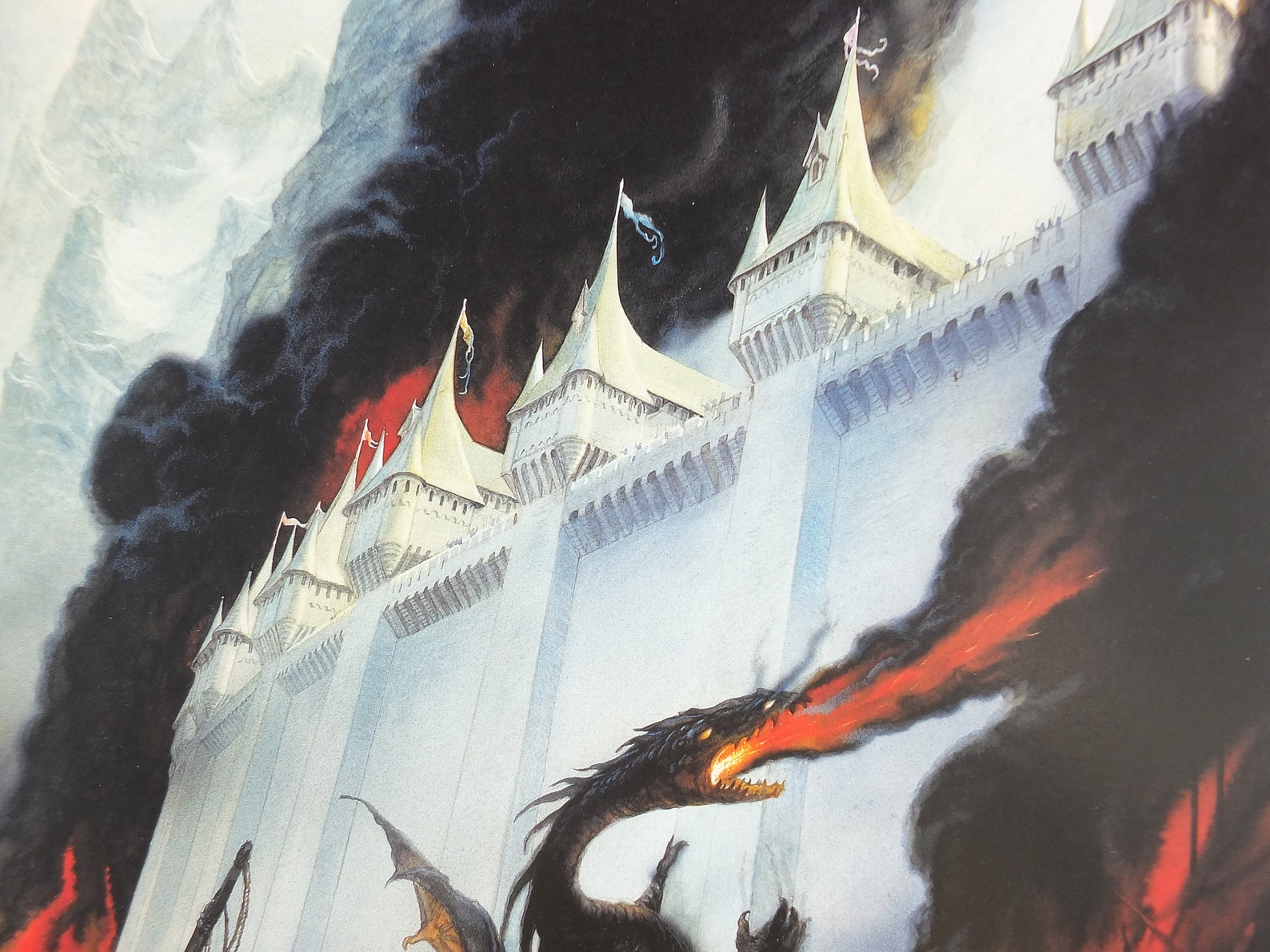 1999 Tolkien Silmarillion Poster the Fall of Gondolin by - Etsy