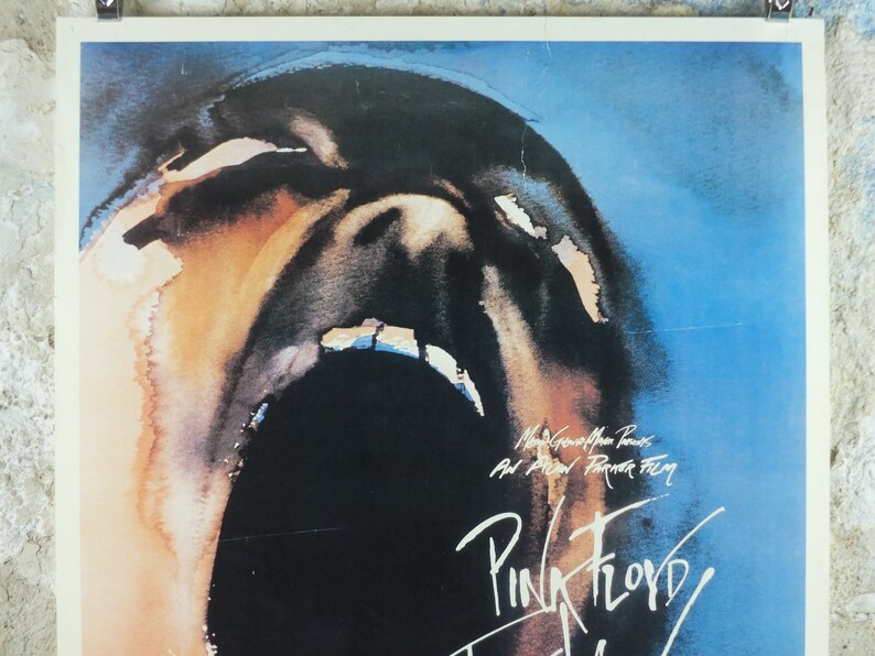 Pink Floyd Script 1980s Pink Floyd the Wall Poster, Scream,