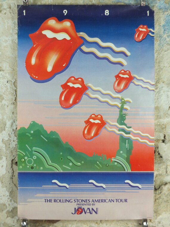 1981 Rolling Stones Concert Poster, American Tour, Tattoo You