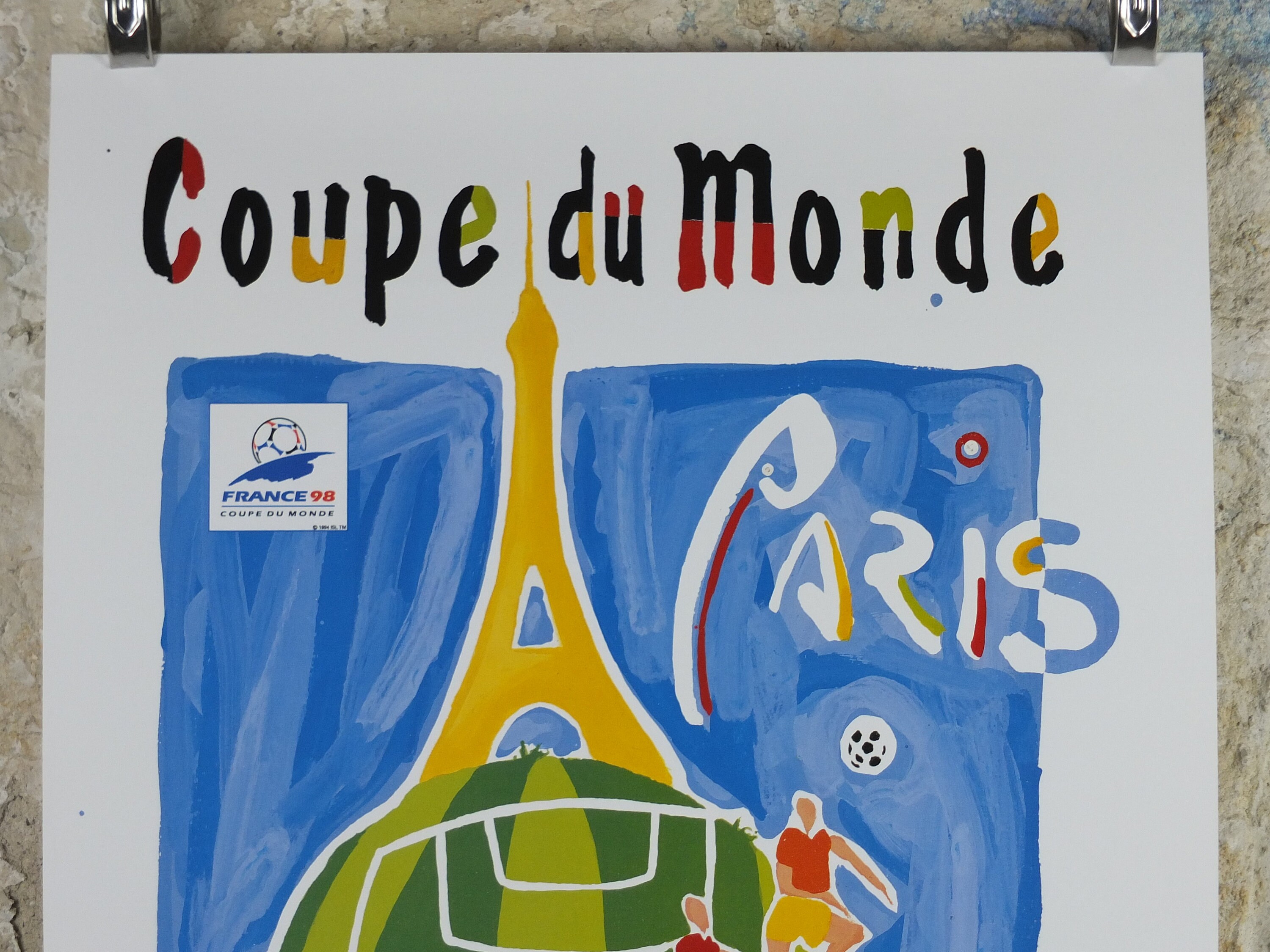 驚きの価格 World Cup1998 フランス大会オフィシャルポスター4枚組 