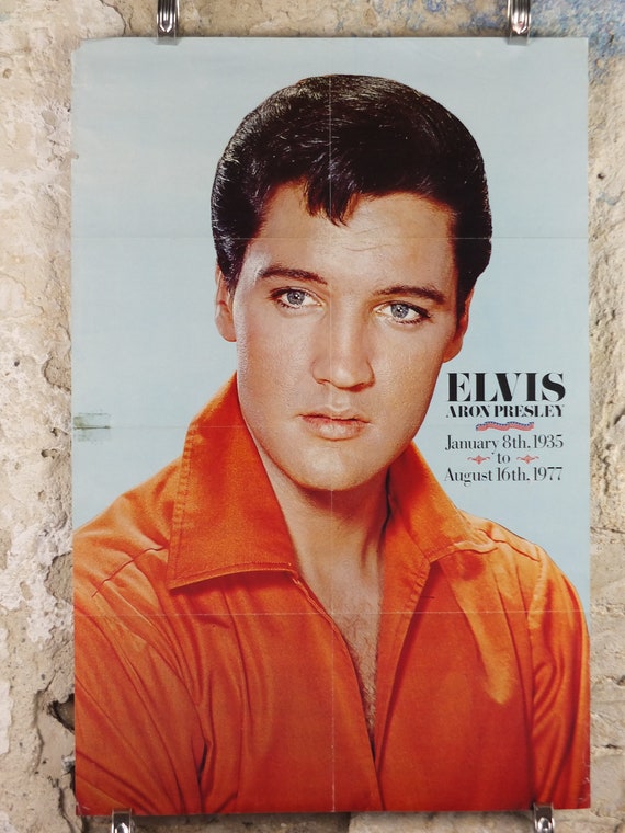 レア 1977年 ビンテージ エルビスプレスリー ポスター