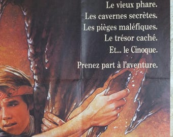 1985年グーニーズポスター、片目のウィリーの海賊の金の宝の地図探し