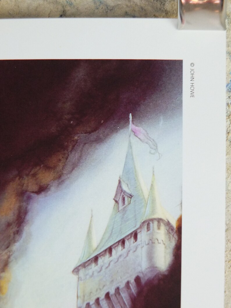 1993 Tolkien Silmarillion Poster the Fall of Gondolin by - Etsy