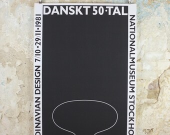 洋画 1981 デンマークの 1950 年代デザイン ポスター、アルネ ヤコブセン