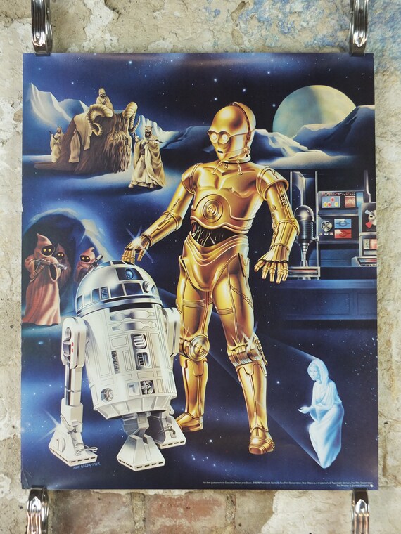 1978 Star Wars Poster, Proctor & Gamble, See Threepio C3PO