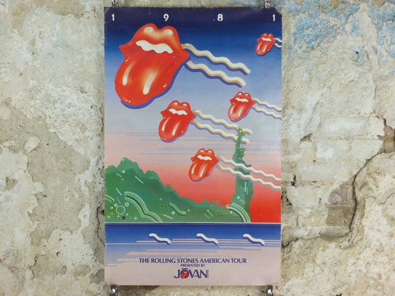 1981 Rolling Stones Concert Poster, American Tour, Tattoo You