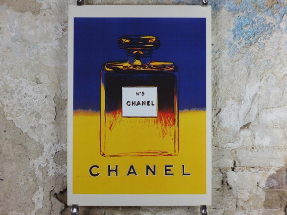 シャネル Blue Yellow（アンディ ウォーホル）アートポスター シャネル Blue Yellow（アンディ ウォーホル） ポスター販売の